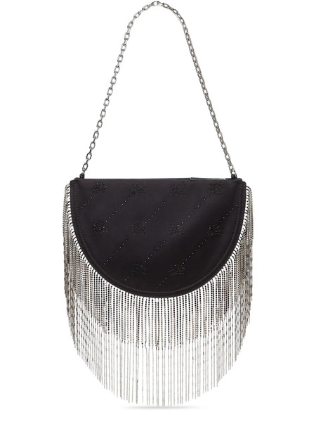  Karl Lagerfeld K-soiree Rhinestone Shoulder Bag - Black 