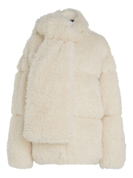  Karl Lagerfeld Karl Studio Faux-fur Coat - Neutrals 