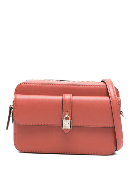  Karl Lagerfeld K/autograph Padlock Flap Cross Body Bag - Red 