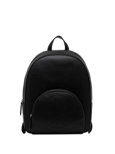  Karl Lagerfeld K/circle Leather Backpack - Black 
