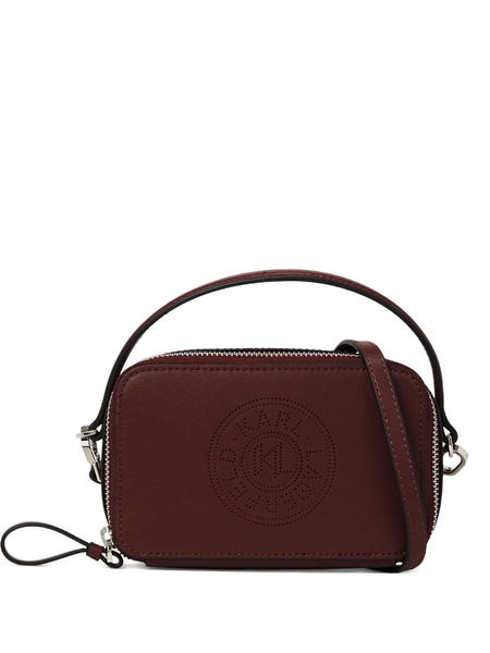  Karl Lagerfeld K/circle Top Handle Crossbody - Red 