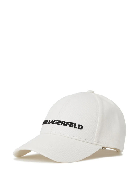  Karl Lagerfeld K/essential Baseball Cap - White 