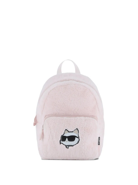  Karl Lagerfeld Kids Choupette Faux-fur Backpack - Pink 