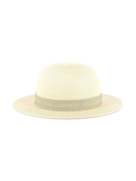  Karl Lagerfeld Kids Floppy Hat - Neutrals 