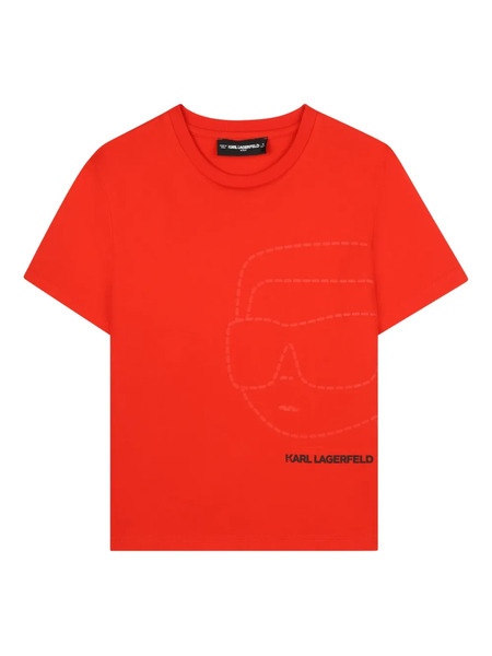  Karl Lagerfeld Kids Graphic-printed T-shirt - Red 