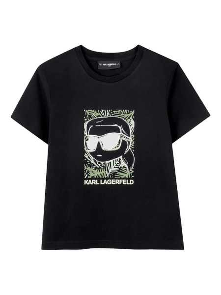  Karl Lagerfeld Kids Graphic T-shirt - Black 