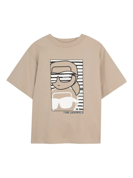  Karl Lagerfeld Kids Graphic T-shirt - Neutrals 