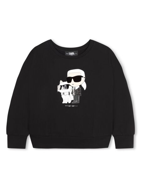  Karl Lagerfeld Kids Ikon Sweatshirt - Black 