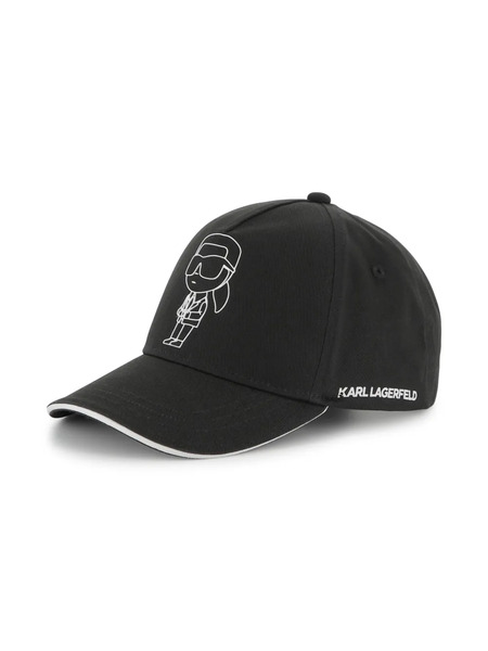  Karl Lagerfeld Kids Ikonik Cap - Black 