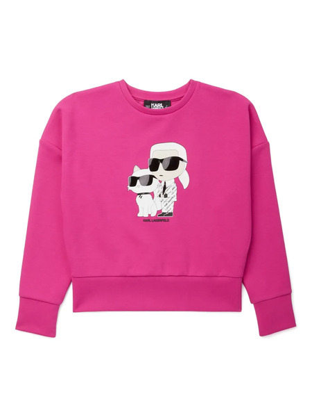  Karl Lagerfeld Kids Ikonik Karl Sweatshirt - Pink 