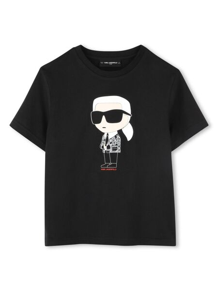  Karl Lagerfeld Kids Ikonik Karl T-shirt - Black 