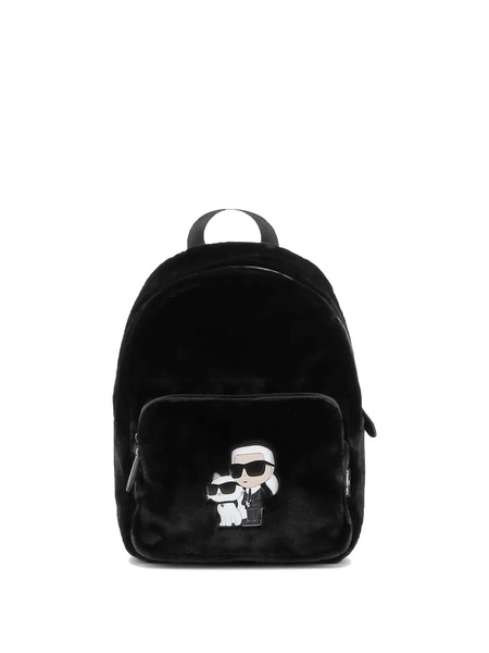  Karl Lagerfeld Kids K/ikonik Graphic Backpack - Black 