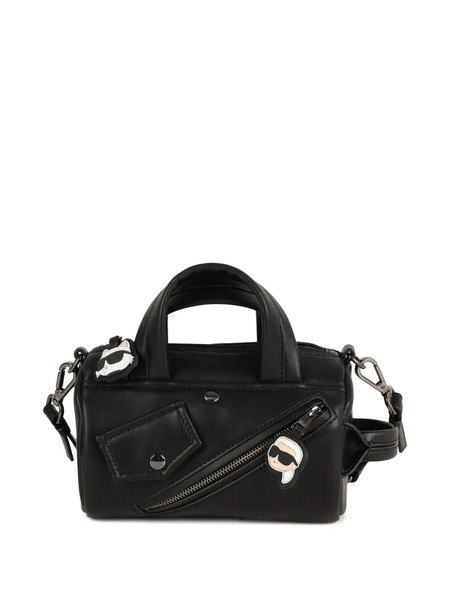  Karl Lagerfeld Kids Leather Mini Bag - Black 