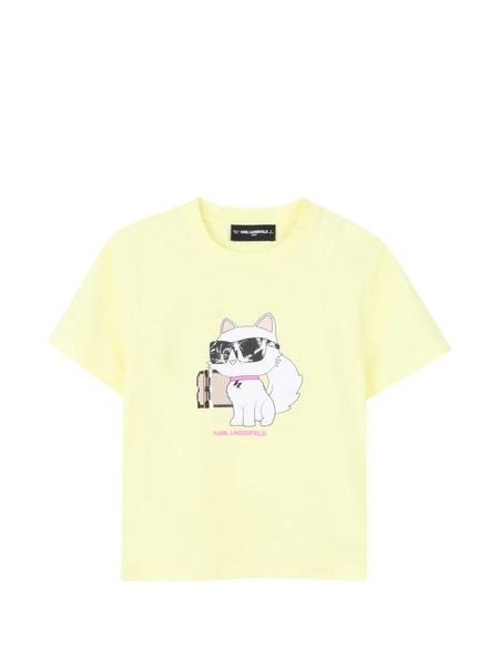  Karl Lagerfeld Kids Logo-print T-shirt - Yellow 