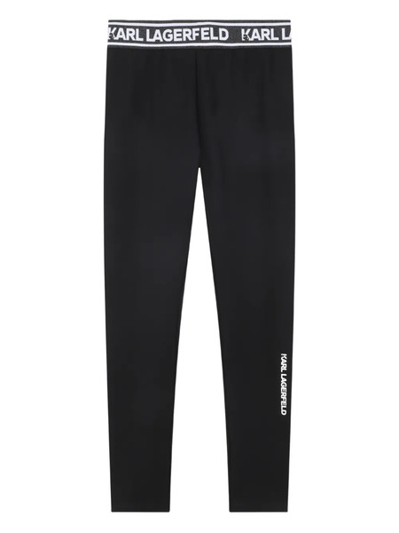  Karl Lagerfeld Kids Logo-trim Leggings - Black 