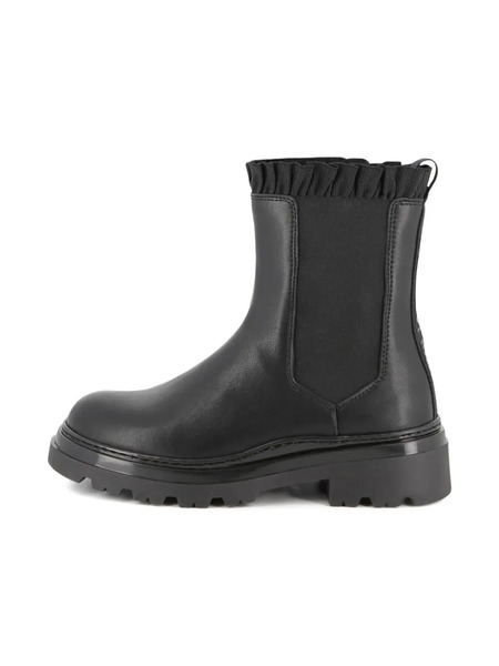  Karl Lagerfeld Kids Ruffle-trim Chelsea Boots - Black 
