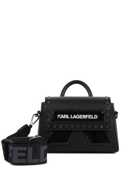  Karl Lagerfeld Kids Studded Top-handle Tote Bag - Black 