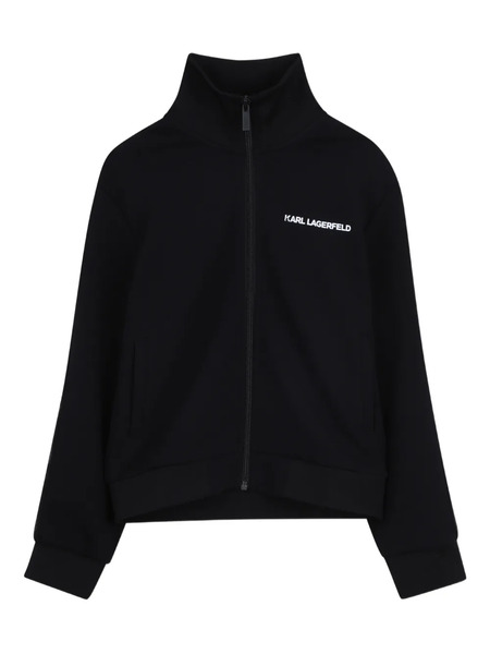  Karl Lagerfeld Kids Zip-up Sweater - Black 