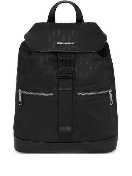  Karl Lagerfeld K/monogram Backpack - Black 