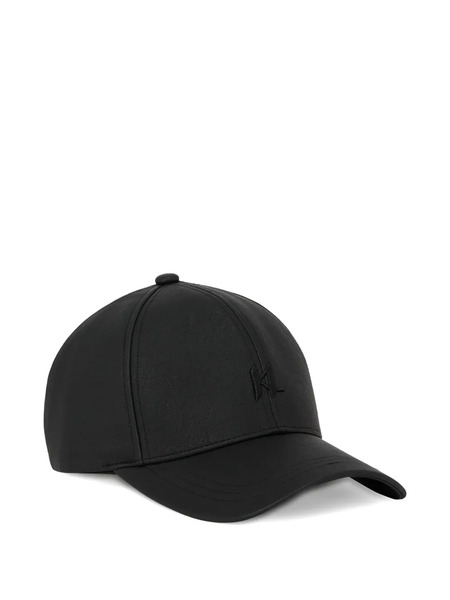  Karl Lagerfeld K/monogram Embroidered-logo Cap - Black 