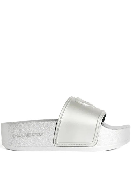  Karl Lagerfeld Kondo 2.0 Slides - Silver 