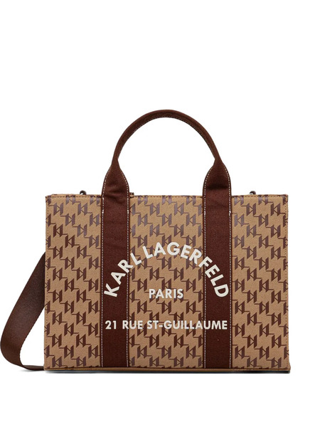  Karl Lagerfeld K/rsg Monogram Tote Bag - Neutrals 