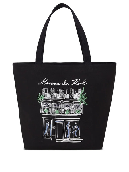  Karl Lagerfeld K/sketch Reversible Shopper Tote Bag - Black 