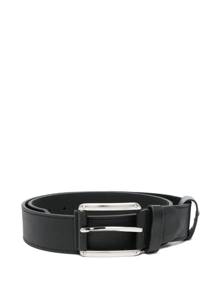  Karl Lagerfeld Leather Belt - Black 