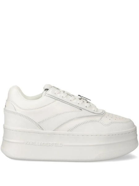  Karl Lagerfeld Leather Sneakers - White 