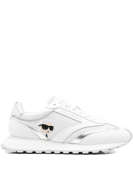  Karl Lagerfeld Leather Sneakers - White 