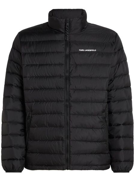  Karl Lagerfeld Lightweight Quilted Jacket - Black 