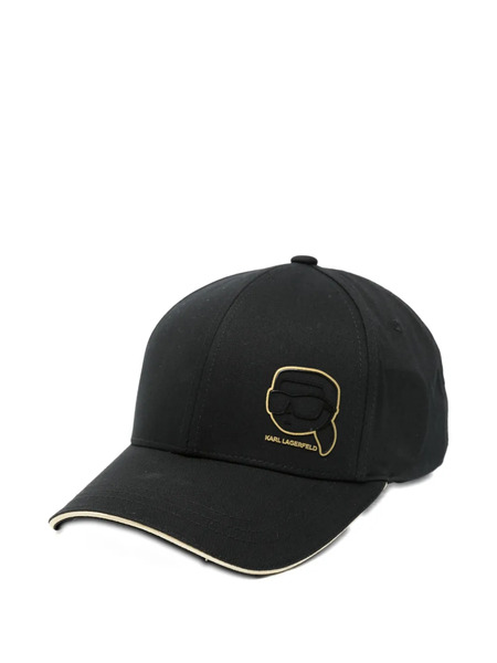  Karl Lagerfeld Logo Baseball Cap - Black 