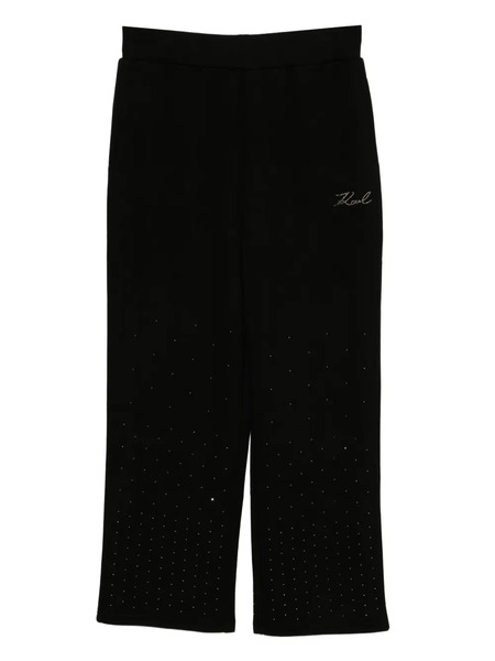  Karl Lagerfeld Logo-embossed Trousers - Black 