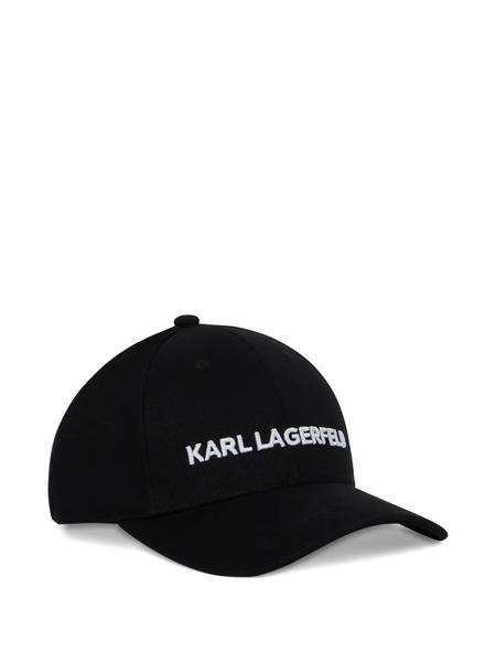  Karl Lagerfeld Logo-embroidery Cap - Black 