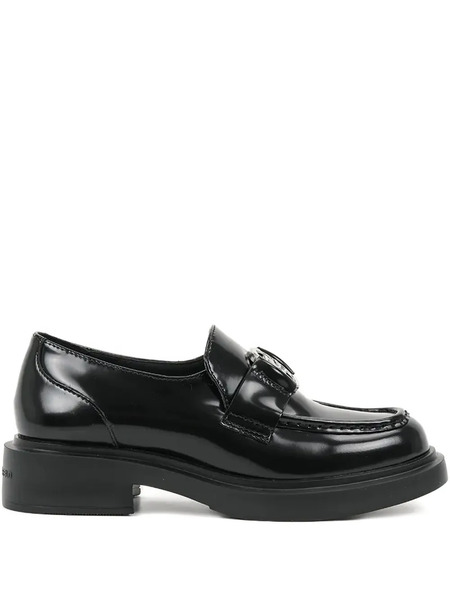  Karl Lagerfeld Logo-plaque Loafers - Black 