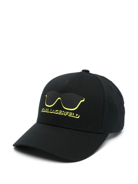  Karl Lagerfeld Logo-print Cap - Black 