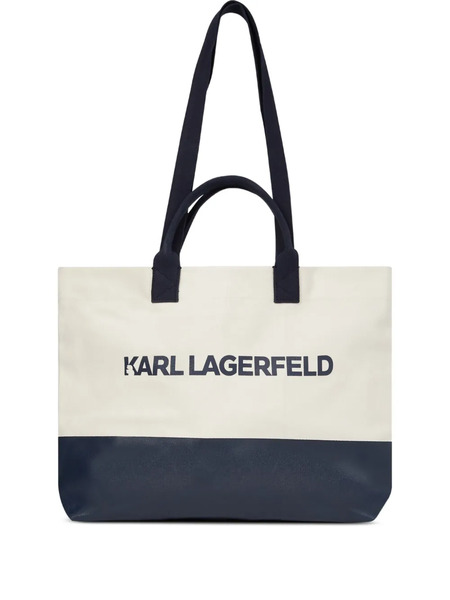 Karl Lagerfeld Logo-print Tote Bag - Neutrals 