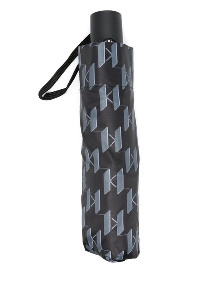  Karl Lagerfeld Logo-print Umbrella - Black 