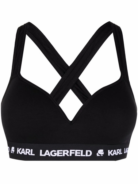  Karl Lagerfeld Logo-underband Bra - Black 