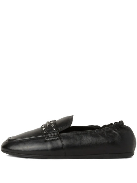  Karl Lagerfeld Marlee Studs Loafers - Black 