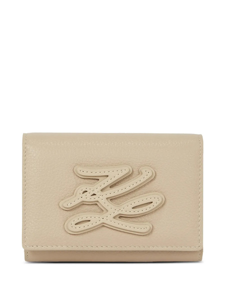 Karl Lagerfeld Medium K/autograph Bifold Wallet - Neutrals 