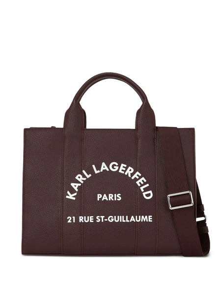  Karl Lagerfeld Medium Rue St-guillaume Tote Bag - Brown 