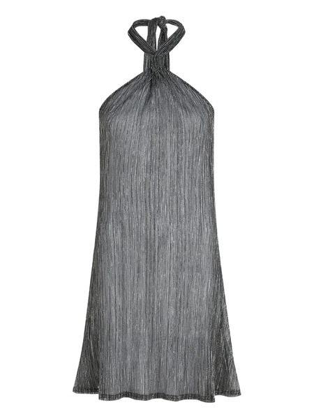  Karl Lagerfeld Metallic Beach Dress - Black 
