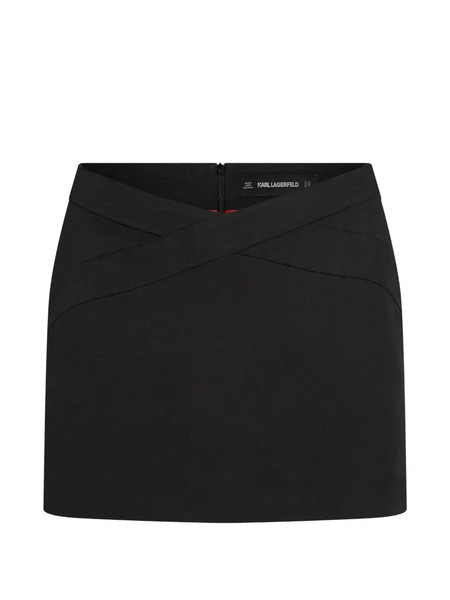  Karl Lagerfeld Mini Kl Studio Zip-fastening Skirt - Black 