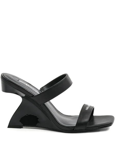  Karl Lagerfeld 90mm Logo-print Sandals - Black 