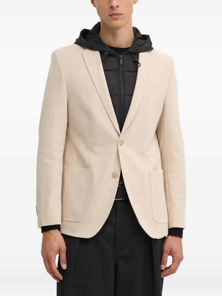  Karl Lagerfeld Pocket Single-breasted Blazer - Neutrals 