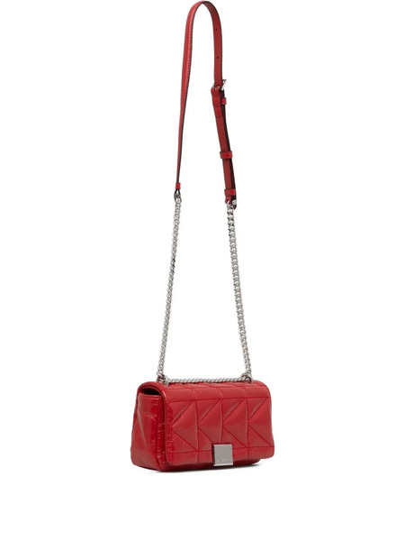  Karl Lagerfeld Quilted Crossbody Bag - Red 