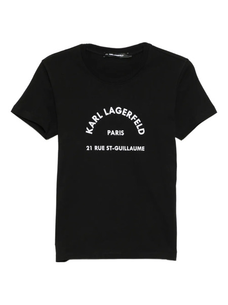  Karl Lagerfeld Rsg Glitter T-shirt - Black 