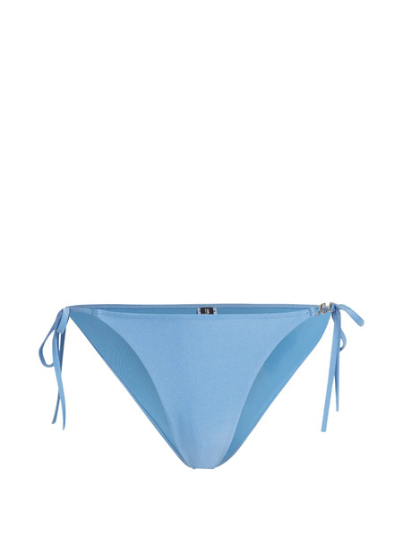  Karl Lagerfeld Self-tie Cheeky Bikini Bottoms - Blue 