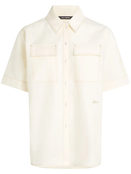  Karl Lagerfeld Short-sleeved Shirt - Neutrals 